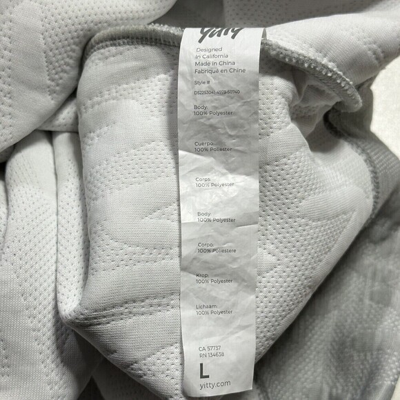 Yitty Major Label Backless Hoodie Dress Womens Large Heather Gray Fabletics - Picture 10 of 11